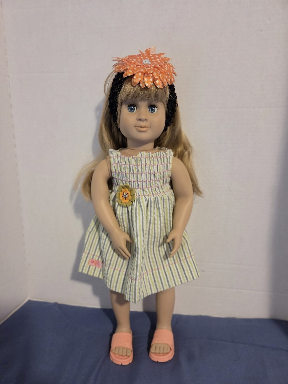 1998 Battat 18" Doll With 4pc Outfit Included